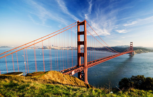 Golden Gate Bridge at California